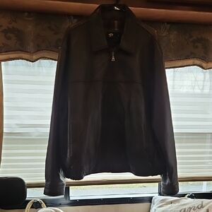 Men's Black Leather Jacket